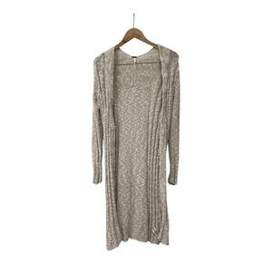 Free People Textured Knit Sweater in Cream